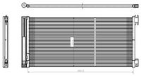 NRF 350429 - Profundidad de red [mm]: 16<br>Longitud de red [mm]: 788<br>Ancho de red [mm]: 358<br>Propiedad química: resistente a la corrosión<br>Material: Aluminio<br>Artículo complementario/Información complementaria: con relleno de nitrógeno<br>Agente frigorífico: R 134 a<br>Agente frigorífico: R 1234yf<br>Artículo complementario / información complementaria 2: con secador<br>