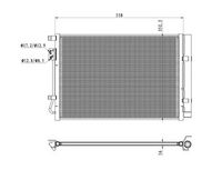 NRF 350492 - Condensador, aire acondicionado - EASY FIT