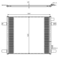 NRF 350505 - Condensador, aire acondicionado - EASY FIT