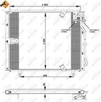 NRF 35132 - Condensador, aire acondicionado - EASY FIT