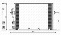 NRF 35196 - Condensador, aire acondicionado - EASY FIT