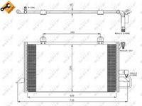 NRF 35248 - Condensador, aire acondicionado