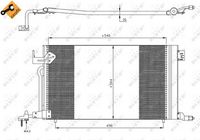 NRF 35304 - año construcción hasta: 08/2000<br>Material: Aluminio<br>Longitud de red [mm]: 555<br>Ancho de red [mm]: 350<br>Profundidad de red [mm]: 21<br>Agente frigorífico: R 134<br>Ø entrada [mm]: 14,3<br>Ø salida [mm]: 8,5<br>Artículo complementario / información complementaria 2: con junta tórica<br>