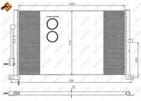 NRF 35365 - Condensador, aire acondicionado - EASY FIT