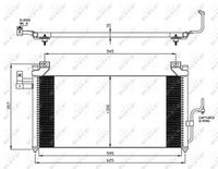 NRF 35386 - Condensador, aire acondicionado