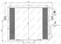 NRF 35399 - Condensador, aire acondicionado