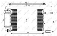 NRF 35493 - Condensador, aire acondicionado - EASY FIT