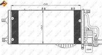 NRF 35531 - Condensador, aire acondicionado - EASY FIT