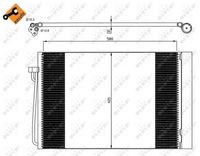 NRF 35537 - Condensador, aire acondicionado - EASY FIT