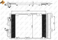 NRF 35556 - Condensador, aire acondicionado - EASY FIT