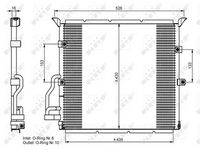 NRF 35586 - Condensador, aire acondicionado