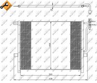 NRF 35589 - Condensador, aire acondicionado - EASY FIT