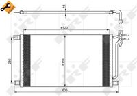 NRF 35748 - Condensador, aire acondicionado - EASY FIT