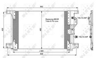 NRF 35772 - Profundidad de red [mm]: 19<br>Longitud de red [mm]: 730<br>Ancho de red [mm]: 458<br>Propiedad química: resistente a la corrosión<br>Material: Aluminio<br>Artículo complementario/Información complementaria: con relleno de nitrógeno<br>Agente frigorífico: R 134 a<br>Agente frigorífico: R 1234yf<br>Artículo complementario / información complementaria 2: sin secador<br>