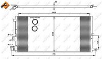 NRF 35885 - Condensador, aire acondicionado - EASY FIT