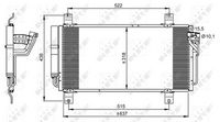 NRF 35949 - Condensador, aire acondicionado - EASY FIT