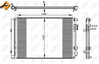 NRF 35997 - Versión: 2<br>Profundidad de red [mm]: 16<br>Longitud de red [mm]: 553<br>Ancho de red [mm]: 378<br>Propiedad química: resistente a la corrosión<br>Material: Aluminio<br>Artículo complementario/Información complementaria: con relleno de nitrógeno<br>Ø salida [mm]: 9,4<br>Agente frigorífico: R 134 a<br>Agente frigorífico: R 1234yf<br>Artículo complementario / información complementaria 2: con secador<br>