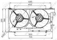 NRF 47030 - Ventilador, refrigeración del motor