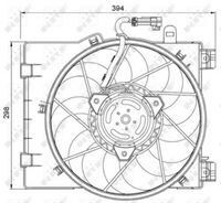 NRF 47063 - Ventilador, refrigeración del motor