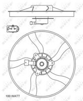 NRF 47070 - Ventilador, refrigeración del motor