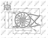 NRF 47749 - Ventilador, refrigeración del motor