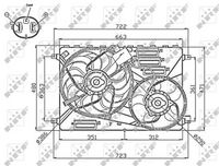 NRF 47756 - Ventilador, refrigeración del motor