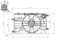 NRF 47878 - Ventilador, refrigeración del motor