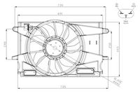 NRF 47947 - Ventilador, refrigeración del motor