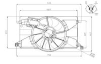 NRF 47959 - Ventilador, refrigeración del motor