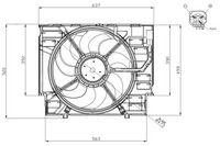 NRF 47960 - Ventilador, refrigeración del motor