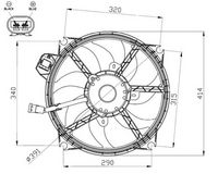 NRF 47965 - Ventilador, refrigeración del motor