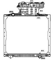 NRF 58279 - Radiador, refrigeración del motor