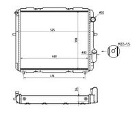 NRF 507345A - Radiador, refrigeración del motor - Economy Class