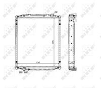 NRF 51604 - Radiador, refrigeración del motor