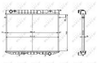 NRF 519532 - Radiador, refrigeración del motor - EASY FIT