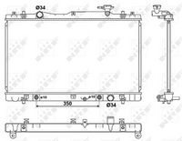 NRF 53063 - Modelo por país: Chile<br>Modelo por país: Arabia Saudita<br>Modelo por país: Sudafrica<br>Clase de caja de cambios: Caja de cambios manual, 6 marchas<br>Material: Aluminio<br>Longitud de red [mm]: 728<br>Ancho de red [mm]: 400<br>Profundidad de red [mm]: 16<br>Tipo radiador: Aletas refrigeración soldadas<br>