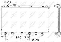 NRF 53340 - Radiador, refrigeración del motor