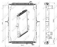 NRF 539564 - Artículo complementario / información complementaria 2: sin bastidor<br>Material: Aluminio<br>Longitud de red [mm]: 970<br>Ancho de red [mm]: 735<br>Profundidad de red [mm]: 48<br>Tipo radiador: Aletas refrigeración soldadas<br>