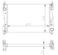 NRF 54752A - Radiador, refrigeración del motor - Economy Class