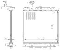 NRF 550022 - Radiador, refrigeración del motor