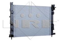 NRF 58443 - Material aletas refrigeradoras: Aluminio<br>Profundidad de red [mm]: 16<br>Longitud de red [mm]: 510<br>Ancho de red [mm]: 398<br>Ø entrada [mm]: 35<br>Ø salida [mm]: 35<br>Tipo radiador: Aletas refrigeración soldadas<br>Artículo complementario / información complementaria 2: sin depósito de compensación<br>Artículo complementario / información complementaria 2: sin bastidor<br>Artículo complementario/Información complementaria: con juntas<br>Material depósitos de agua (radiador): Plástico<br>