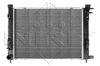 NRF 58444 - año construcción desde: 06/2015<br>País producción vehículo: Marruecos<br>Material: Aluminio<br>Longitud de red [mm]: 510<br>Ancho de red [mm]: 407<br>Profundidad de red [mm]: 24<br>Versión: Alternative<br>Tipo radiador: Aletas refrigeración unidas mecánicamente<br>