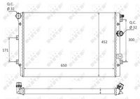 NRF 58464 - Radiador, refrigeración del motor