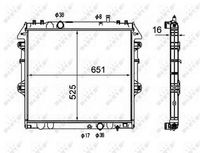 NRF 58491 - Radiador, refrigeración del motor