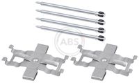 A.B.S. 1805Q - Kit de accesorios, pastillas de frenos