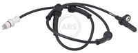 A.B.S. 31001 - Lado de montaje: Eje delantero<br>Longitud total [mm]: 692<br>Tipo de sensor: Sensor activo<br>Color de conector: blanco<br>Longitud de cable [mm]: 625<br>Referencia artículo par: 30771<br>Peso [kg]: 0,12<br>