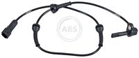 A.B.S. 31577 - Lado de montaje: Eje trasero<br>Neumáticos: para neumáticos gemelos<br>Longitud total [mm]: 900<br>Longitud [mm]: 39<br>Tipo de sensor: Sensor activo<br>Color de conector: negro<br>Longitud de cable [mm]: 851<br>Referencia artículo par: 30208<br>Peso [kg]: 0,05<br>