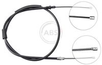 A.B.S. K10297 - Cable de accionamiento, freno de estacionamiento