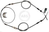 A.B.S. K10805 - Cable de accionamiento, freno de estacionamiento