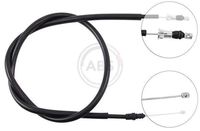 A.B.S. K11046 - Cable de accionamiento, freno de estacionamiento